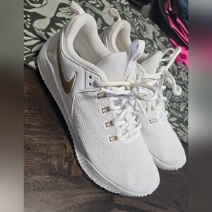Nike Air Zoom Hyperace 2 SE White Metallic Gold DM8199-170 Volleyball Men Size 8